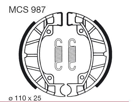 Čeljusti kočnica (pakne) LUCAS MCS 987